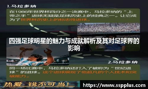 四强足球明星的魅力与成就解析及其对足球界的影响